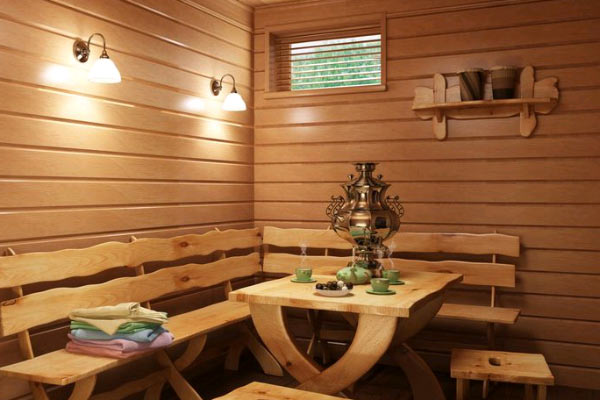 Мебель для
 бани и сауны — рекомендации вдоль устройству уюта
