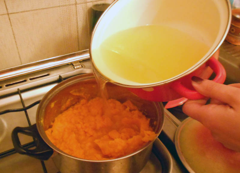 Фото-рецепт приготовления кушанье супа из тыквы