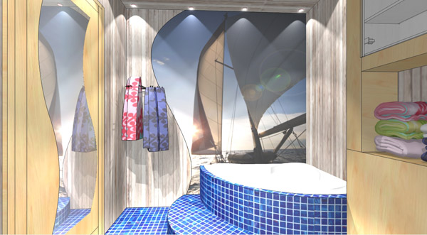 Проект: дизайн
 ванной комнаты маленького размера