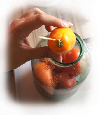 Рецепт соленых помидоров на зиму