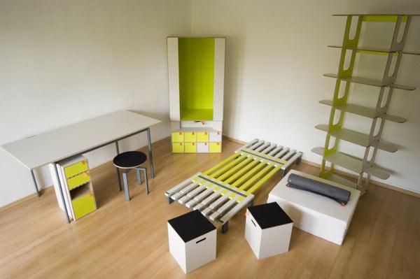 Трансформирующаяся мебель
 для небольших помещений